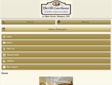 Tablet Screenshot of eatatthecourthouse.com